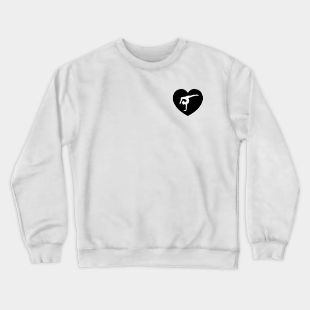 Gymnastics Love | I Heart... Crewneck Sweatshirt by gillianembers